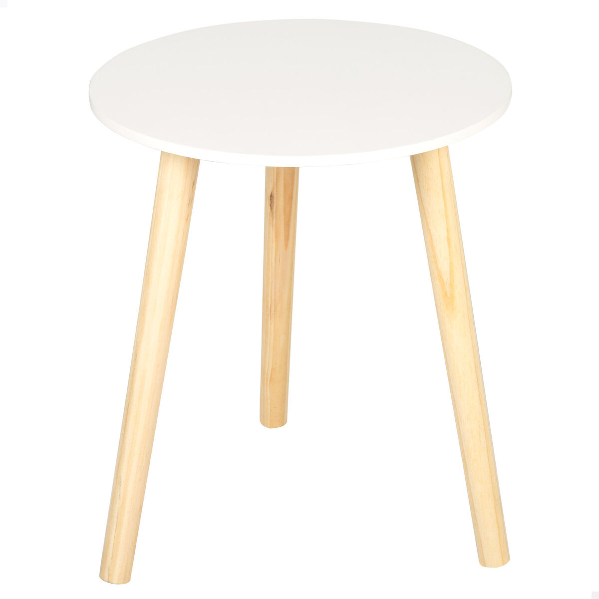 Side table Max Home White 35 x 40 x 35 cm (6 Units)