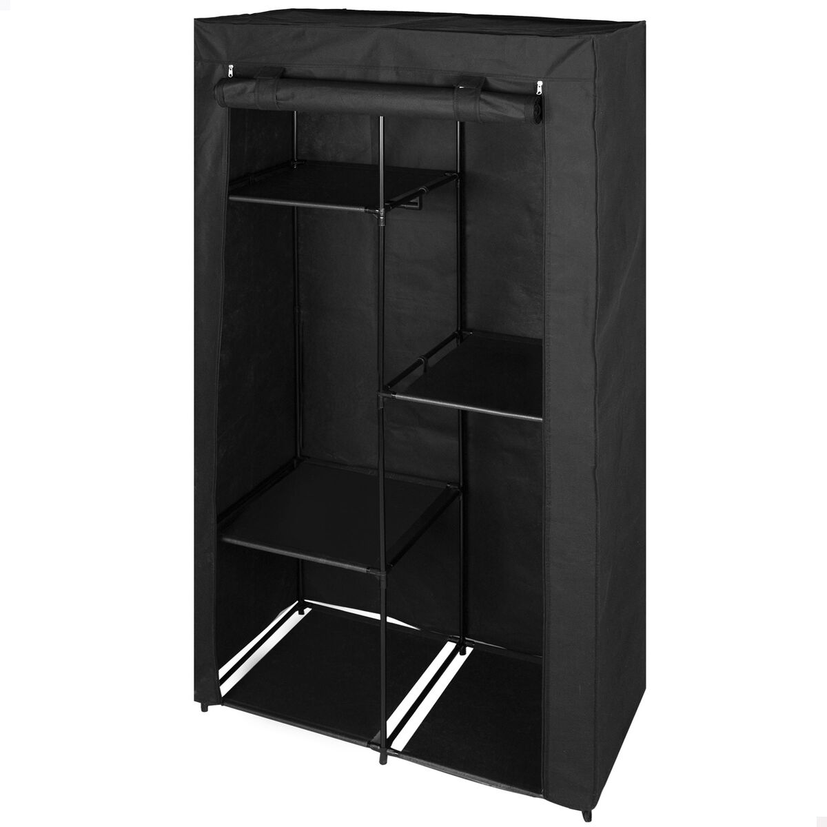 Wardrobe Max Home Black 88 X 167 X 45 CM 2 Units