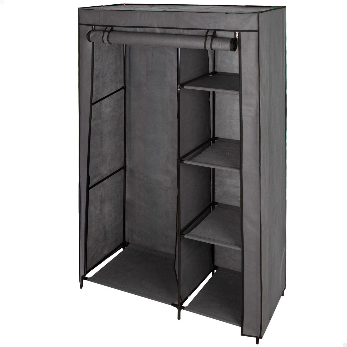 Wardrobe Max Home Dark grey 105 X 160 X 44 CM 2 Units