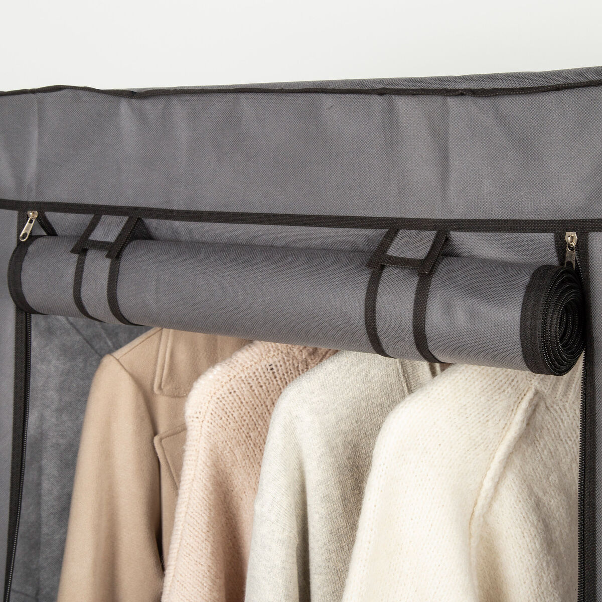 Wardrobe Max Home Dark grey 70 X 148 X 44 CM 4 Units