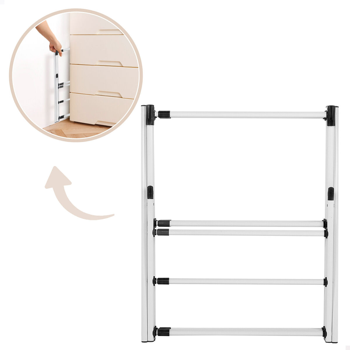 Clothes Line Max Home Metal 75 X 104 X 37 CM (2 Units)