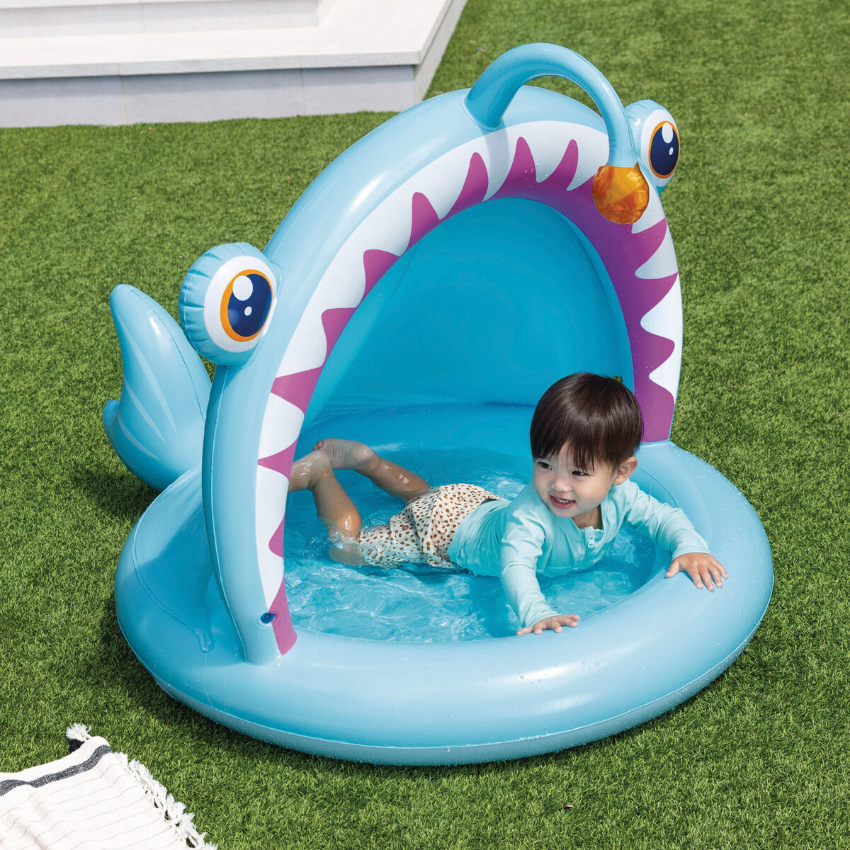 Inflatable Paddling Pool for Children Intex 102 X 86 X 127 CM (6 Units)