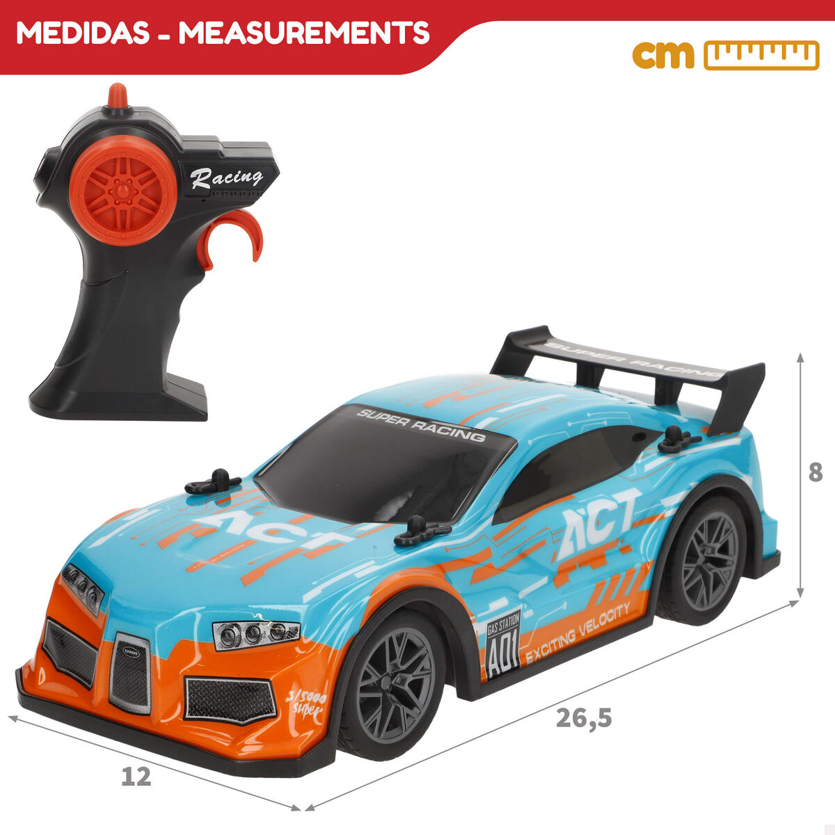 Remote control Motorbike Speed & Go (2 Units)