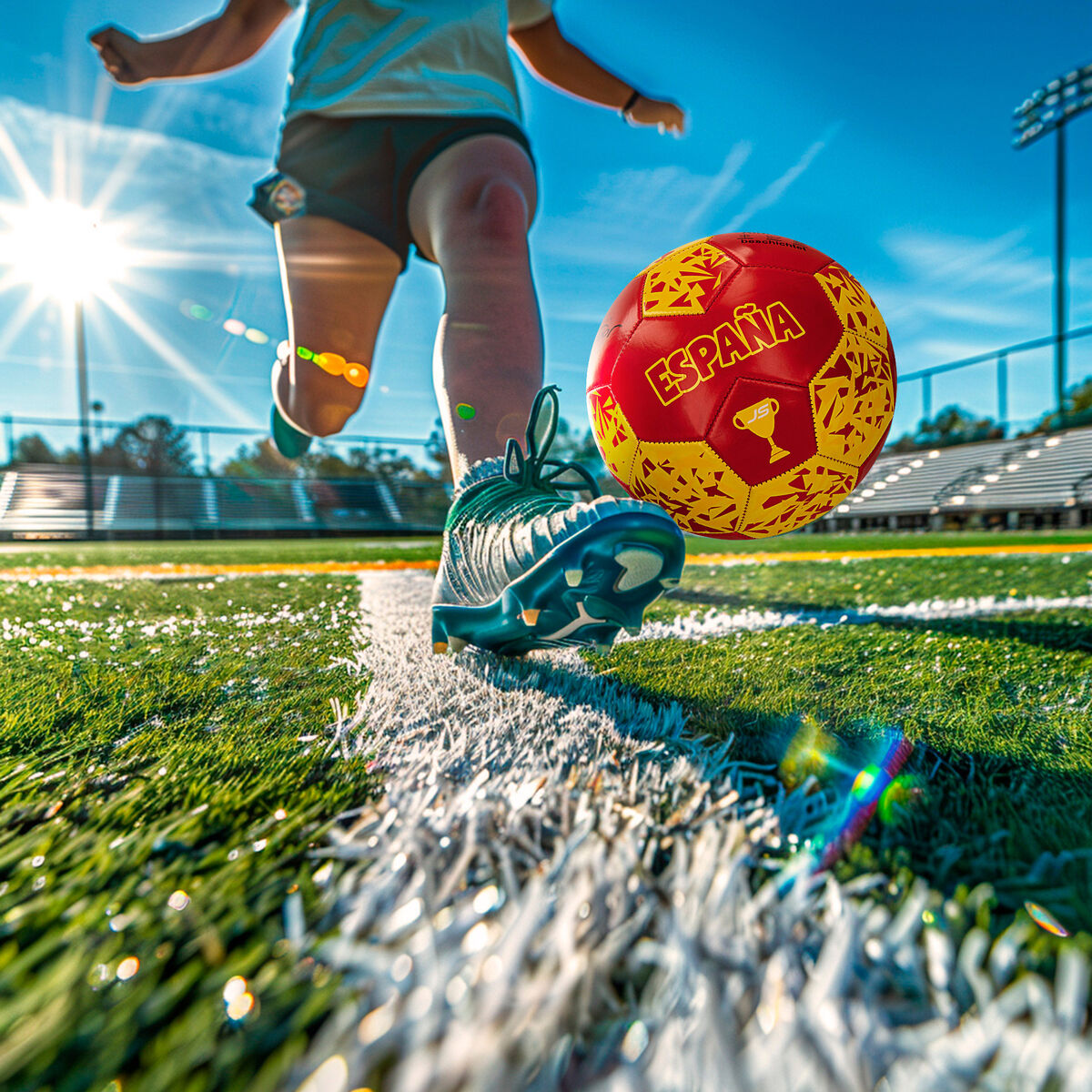 Football John Toys Espaa Size 5 22 x 22 x 22 cm 12 Units