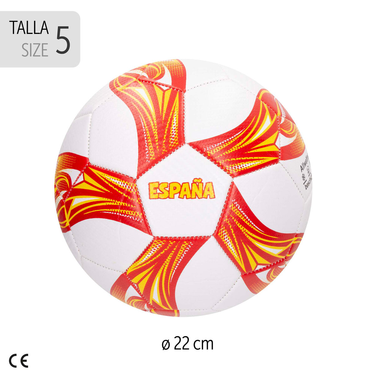 Football John Toys Espaa Size 5 22 x 22 x 22 cm 12 Units