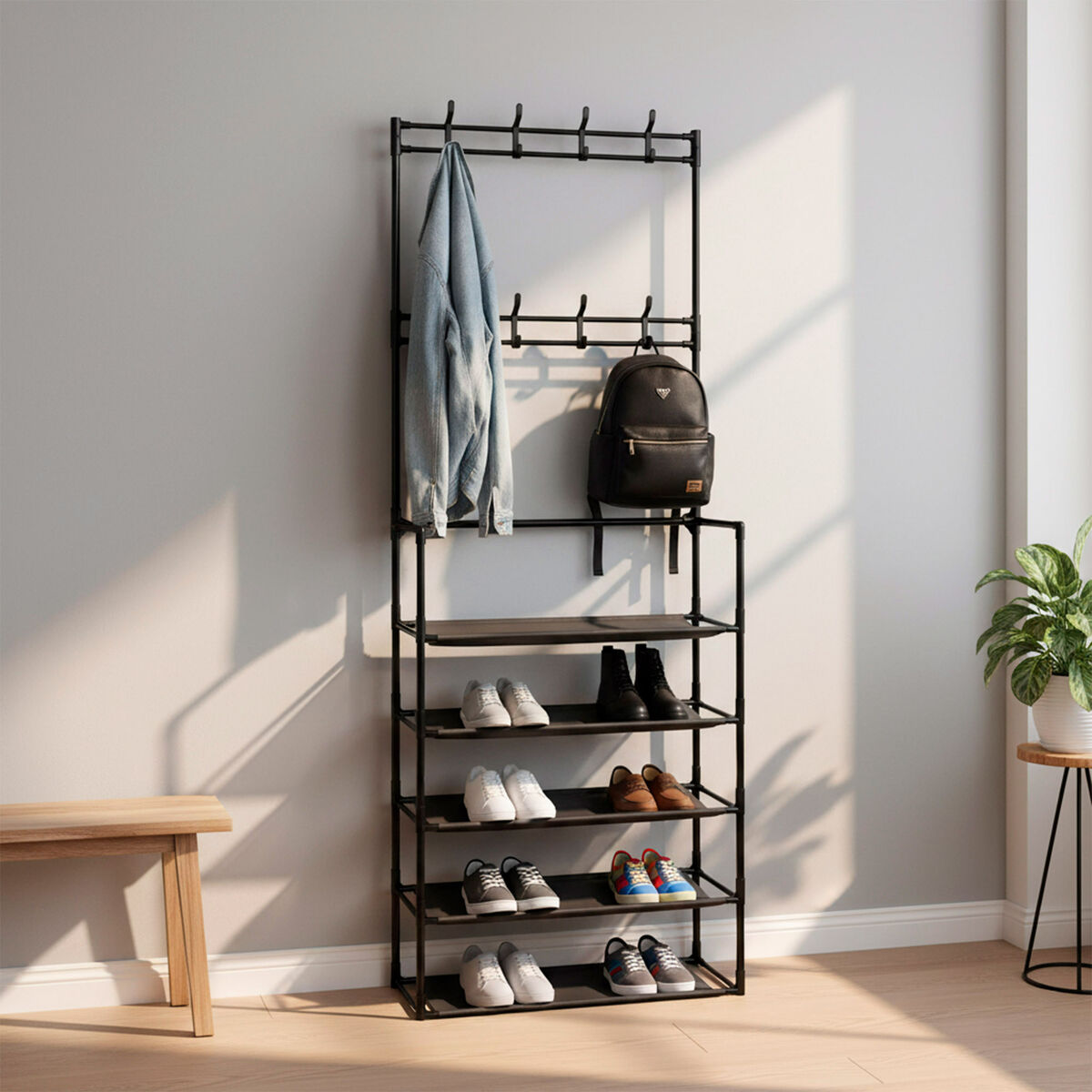 Coat rack Max Home Metal (4 Units)