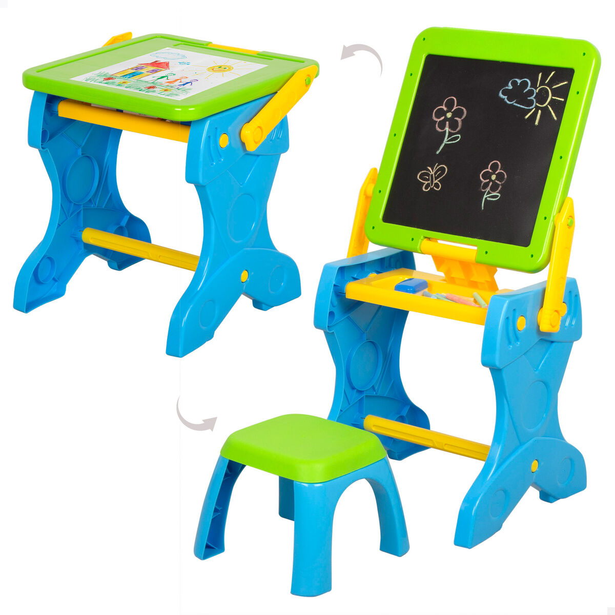 2 in 1 Board Colorbaby 39 x 74 x 33 cm 2 Units