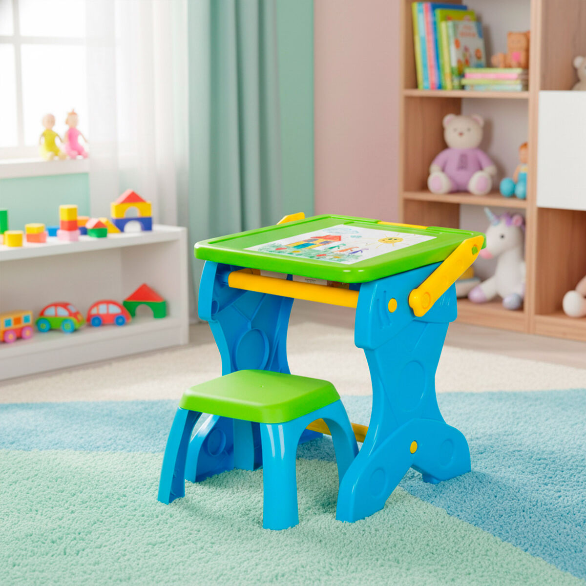 2 in 1 Board Colorbaby 39 x 74 x 33 cm 2 Units