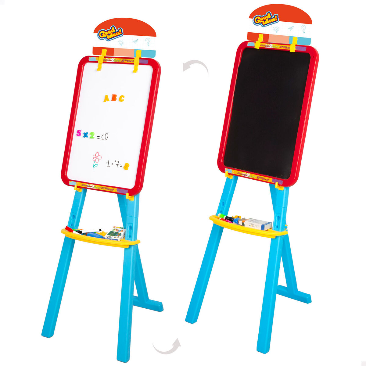 Double-sided Slate Colorbaby 36 x 115 x 42 cm 2 Units