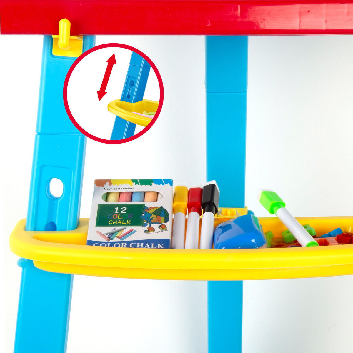 Double-sided Slate Colorbaby 36 x 115 x 42 cm 2 Units