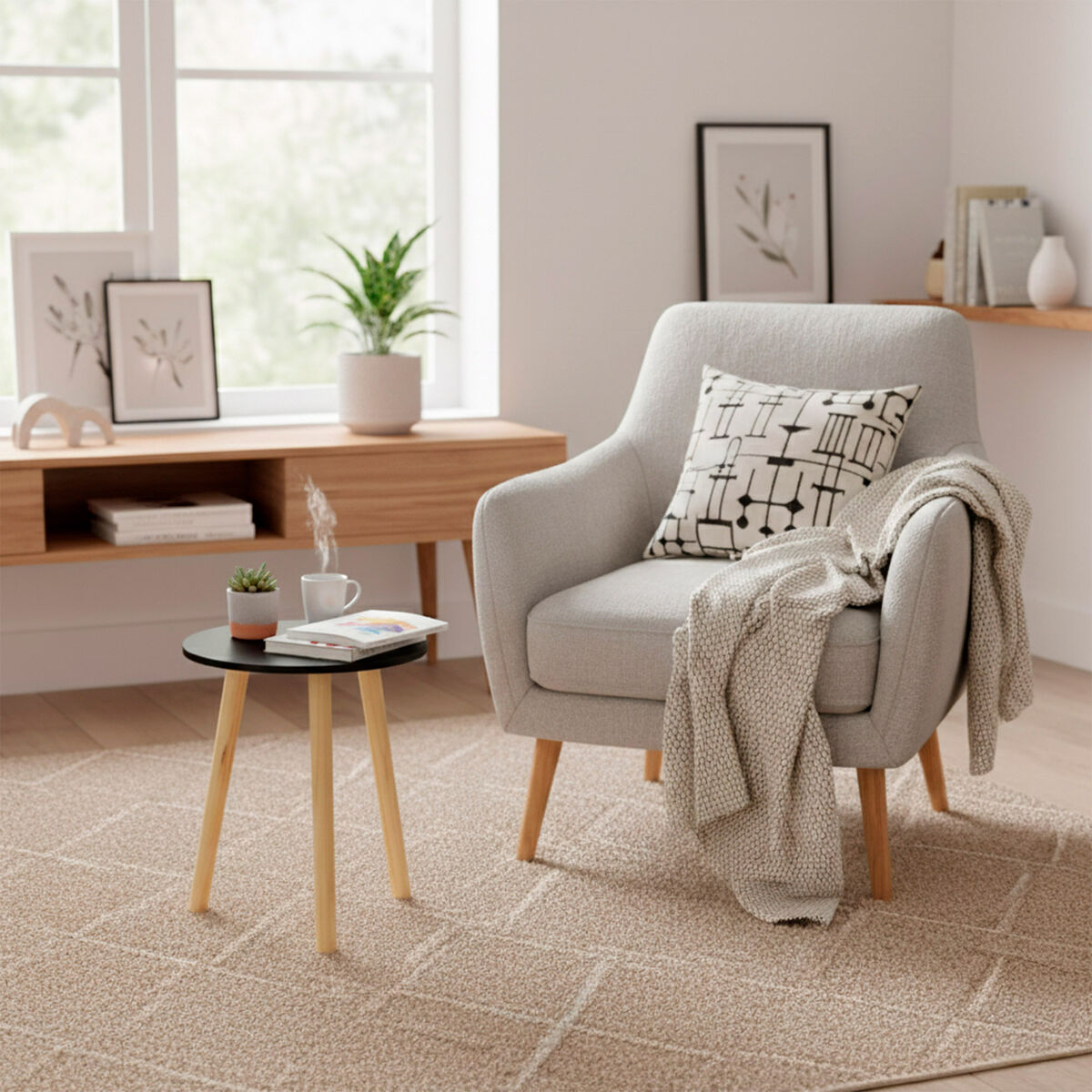 Coat rack Max Home MDF Wood 35 x 40 x 35 cm (6 Units)