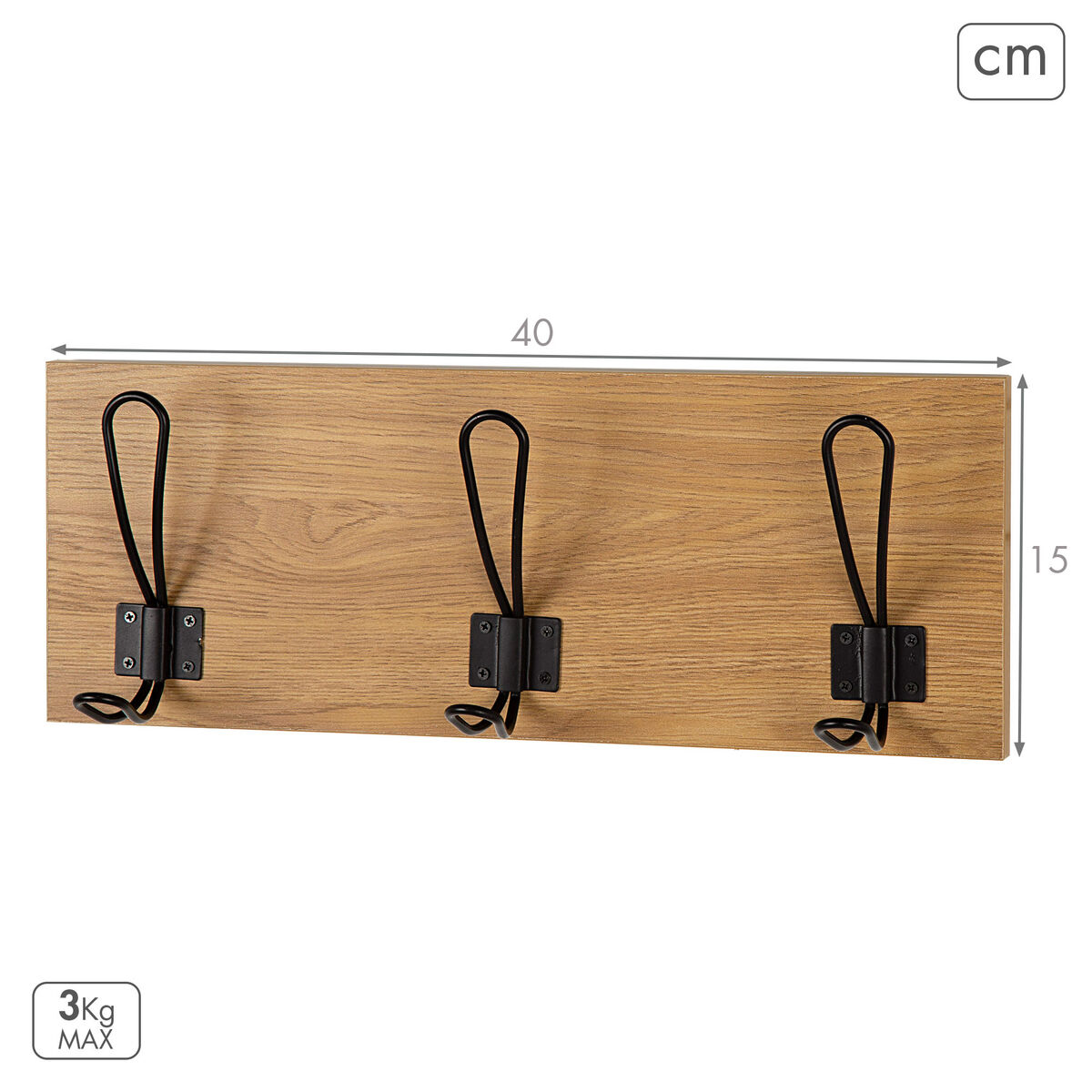 Coat rack Max Home MDF Wood (6 Units)