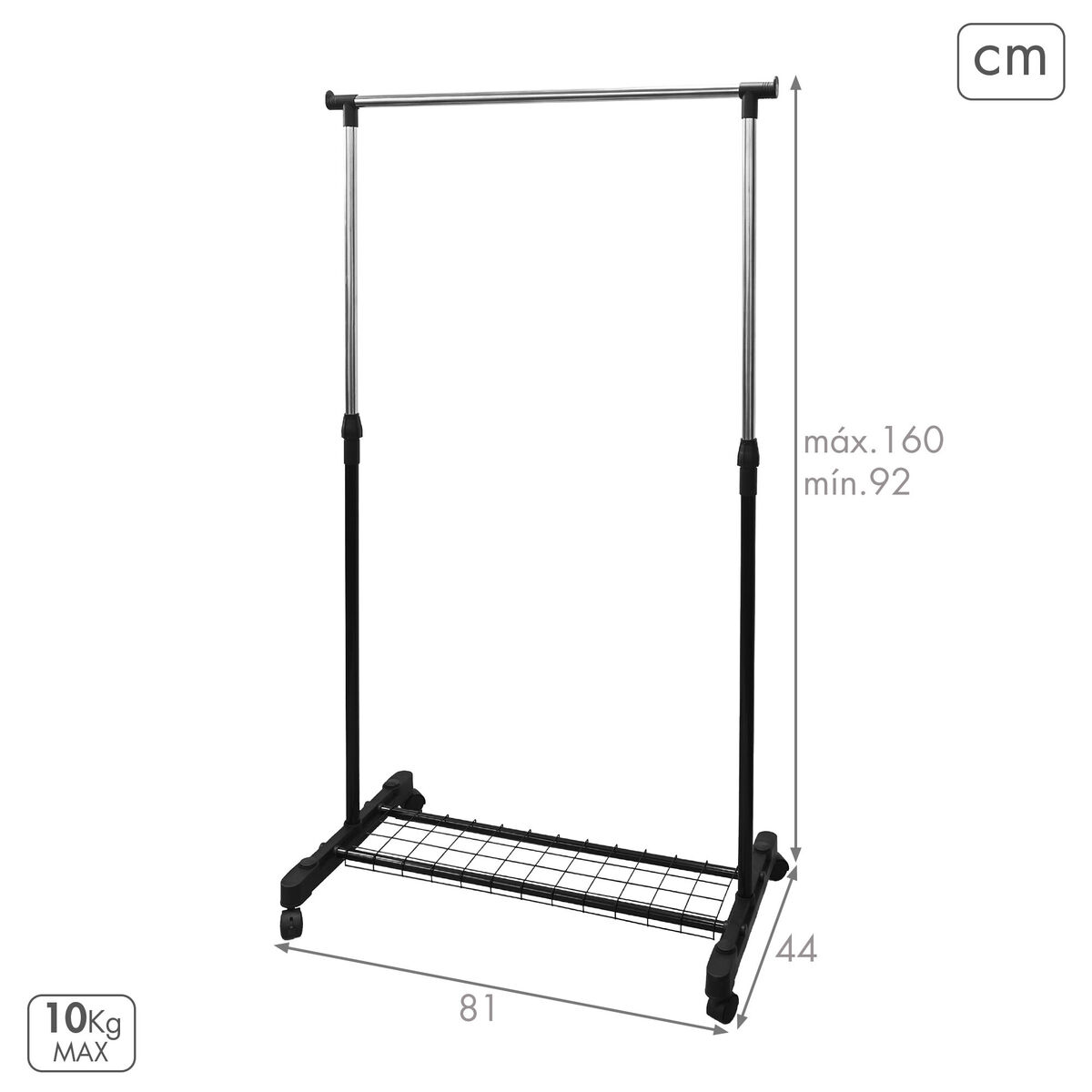 Coat rack Max Home Metal (4 Units)