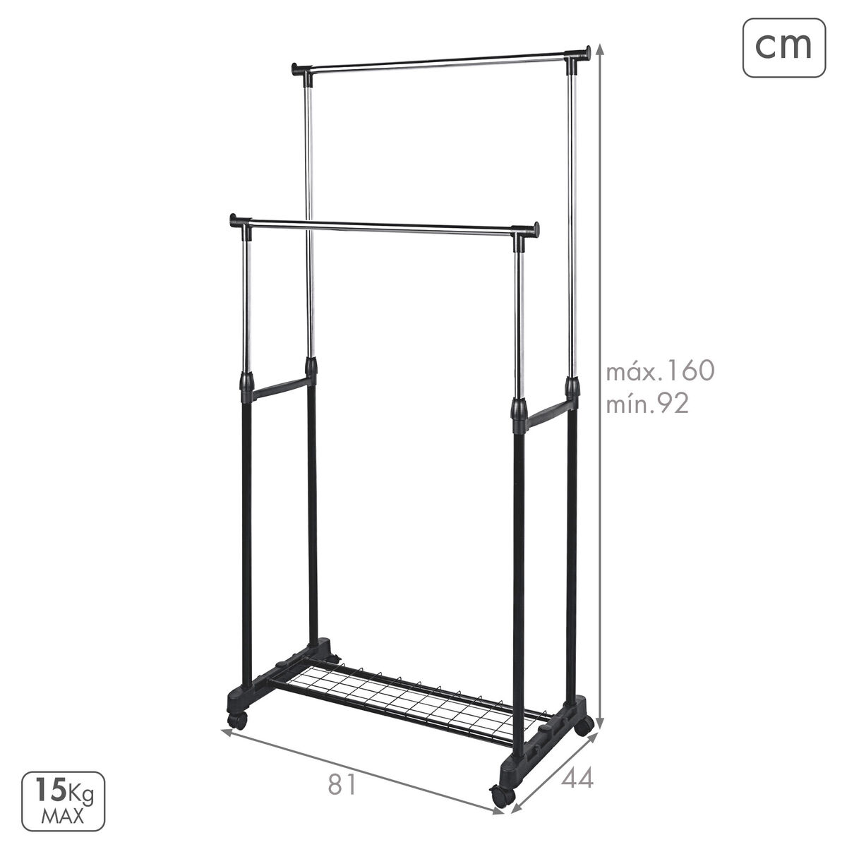 Coat rack Max Home Metal (2 Units)