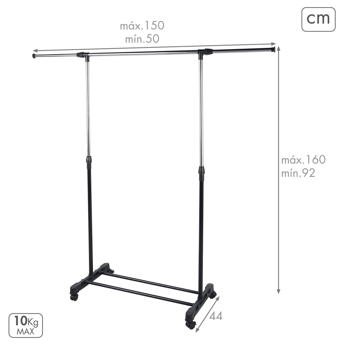 Coat rack Max Home Metal (4 Units)