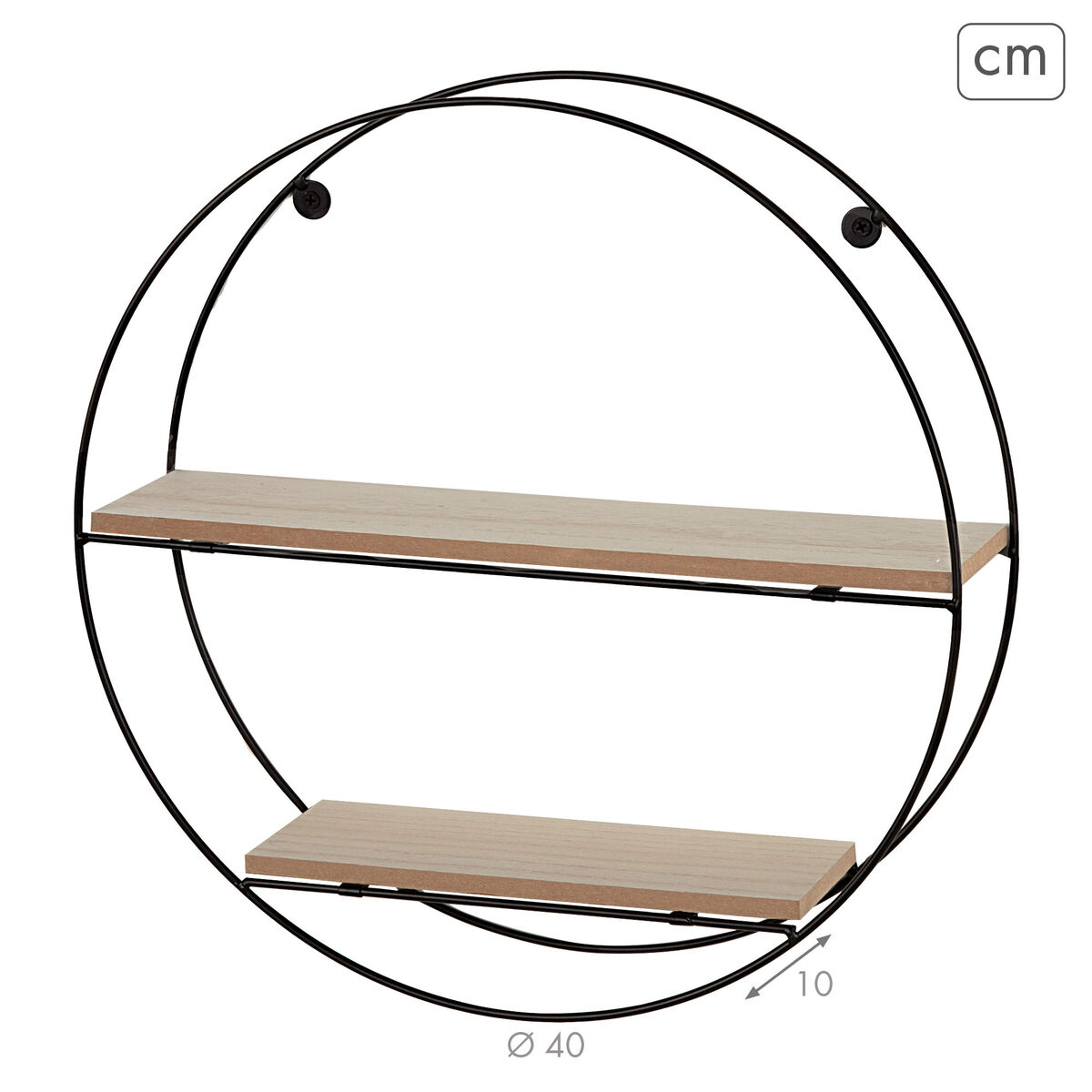 Coat rack Max Home Iron MDF Wood (6 Units)
