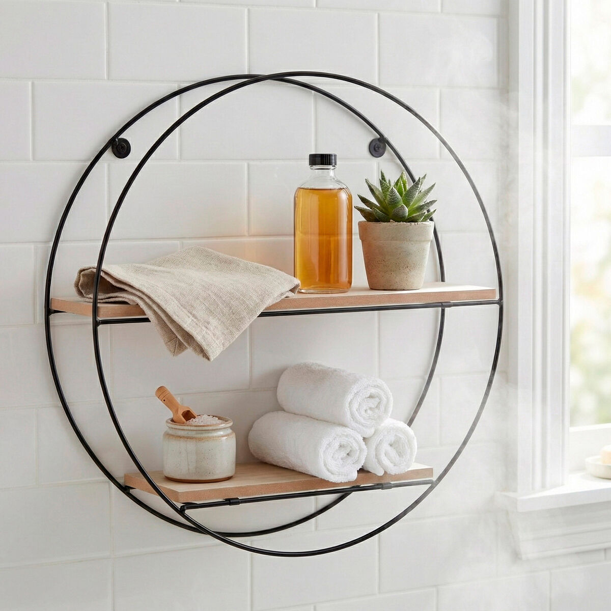 Coat rack Max Home Iron MDF Wood (6 Units)