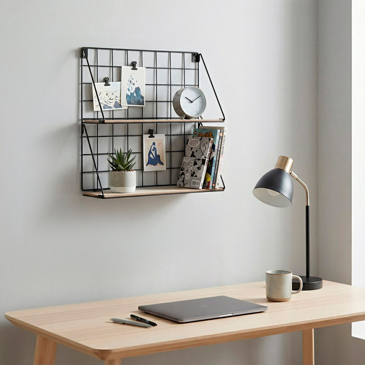 Coat rack Max Home Iron MDF Wood (6 Units)