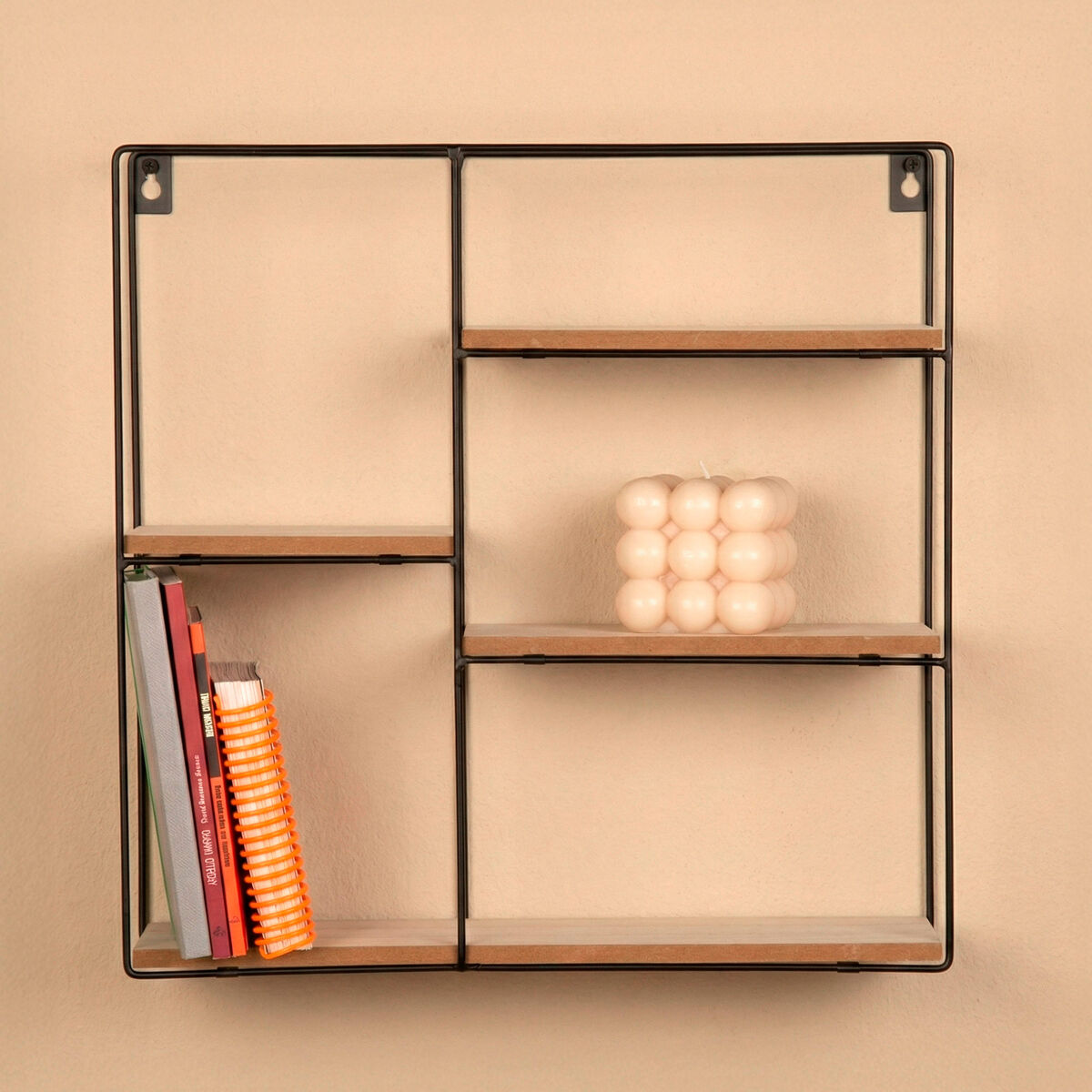 Coat rack Max Home Iron MDF Wood (6 Units)