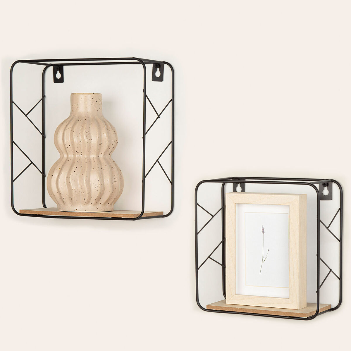 Coat rack Max Home Iron MDF Wood (6 Units)