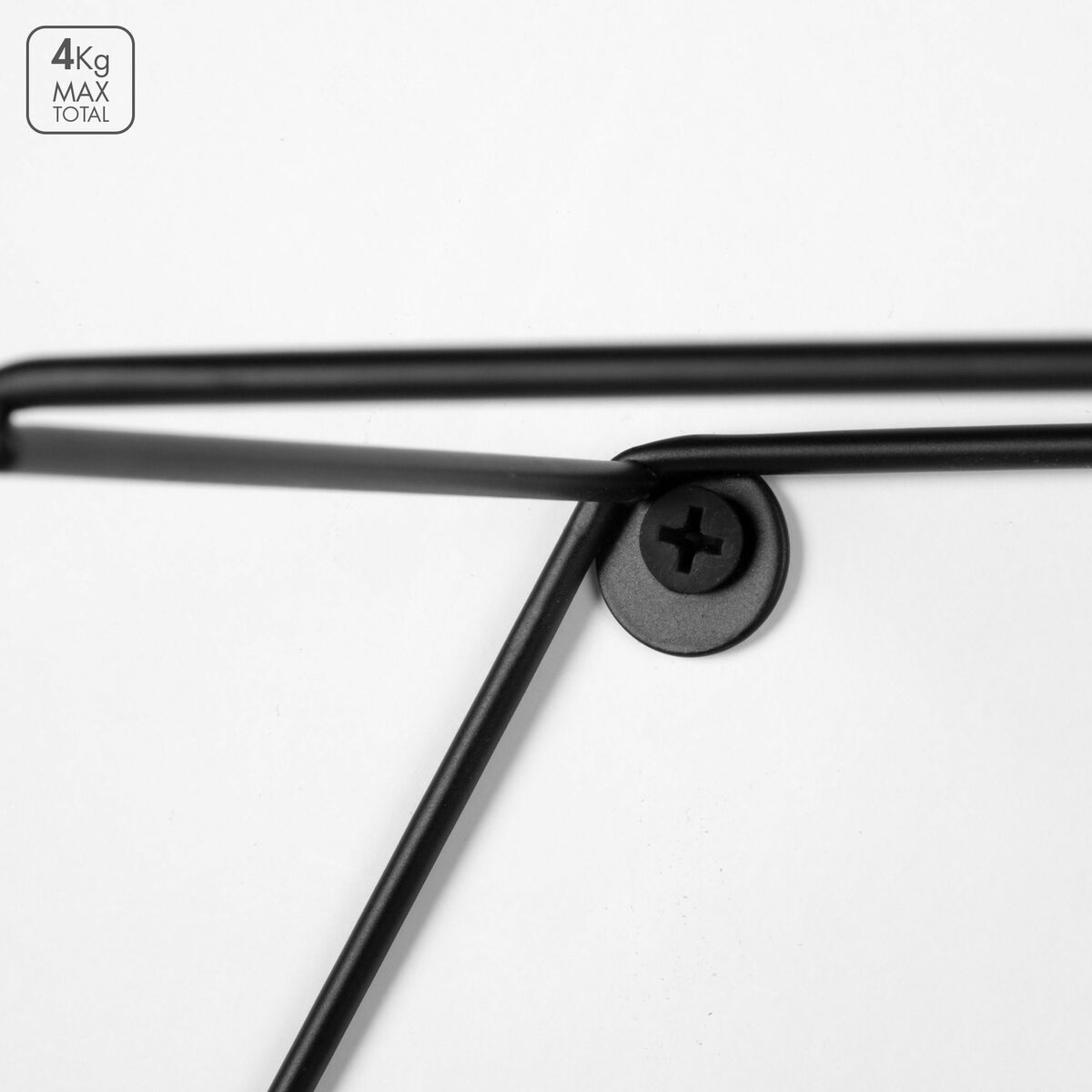 Coat rack Max Home Iron MDF Wood (6 Units)