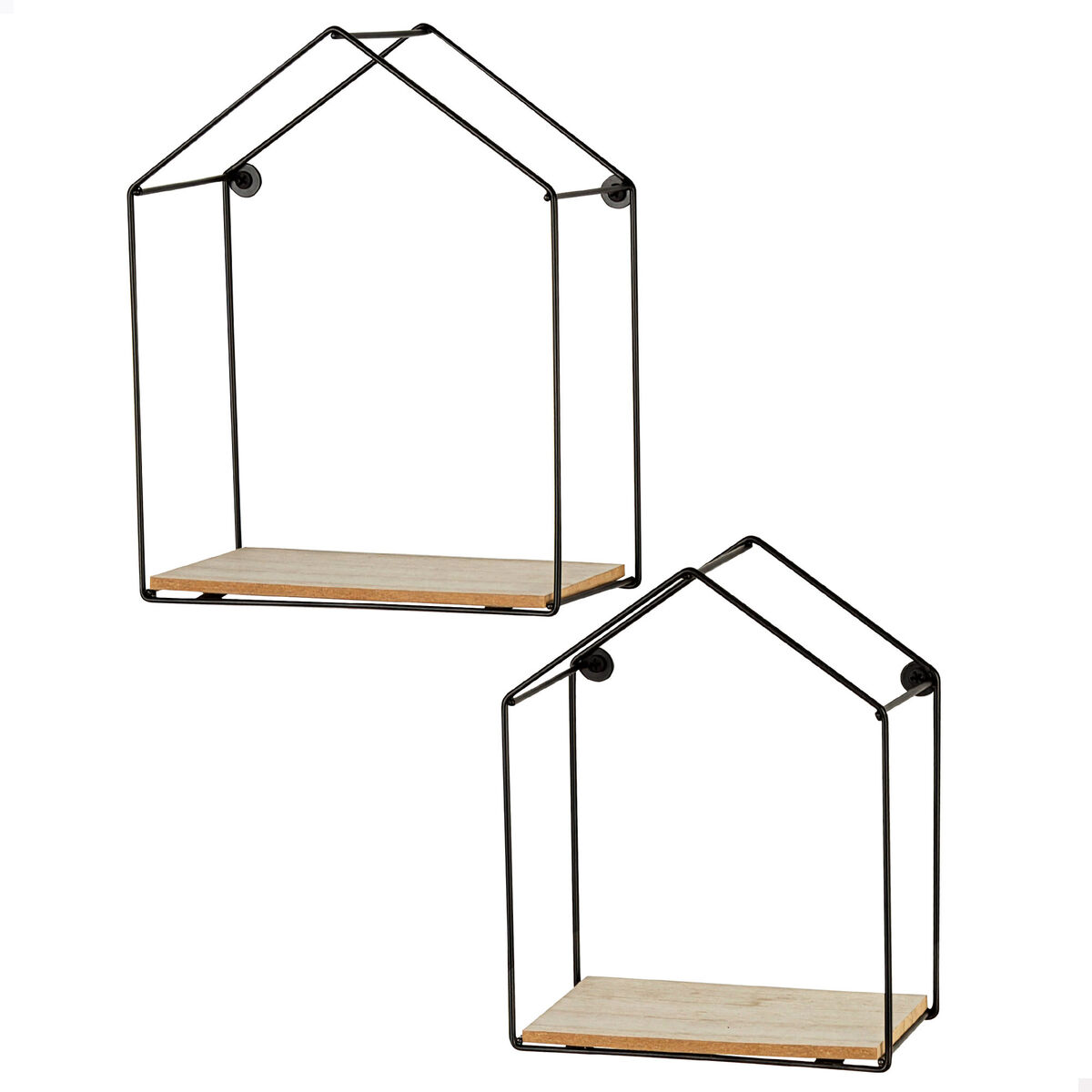 Coat rack Max Home Iron MDF Wood (6 Units)