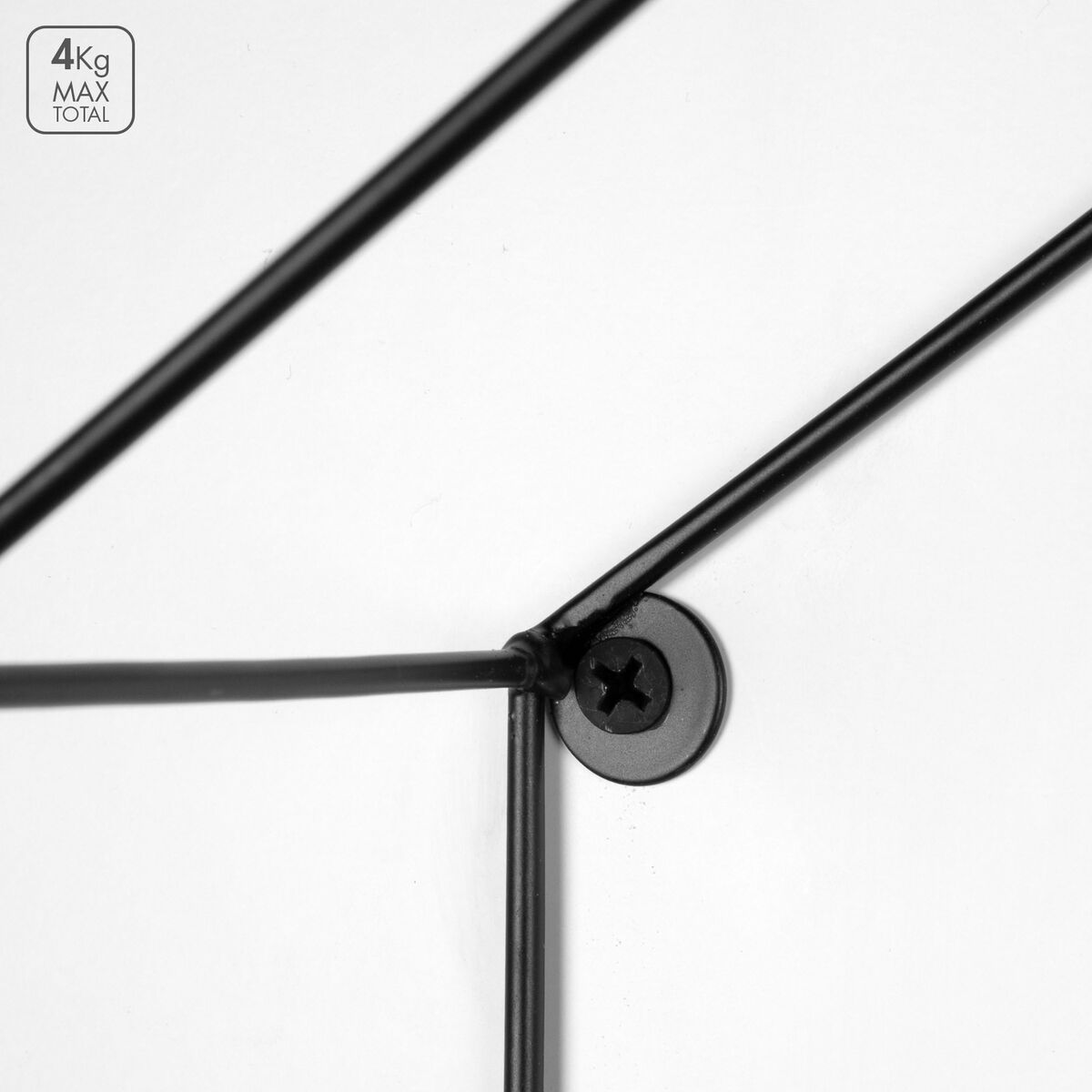 Coat rack Max Home Iron MDF Wood (6 Units)