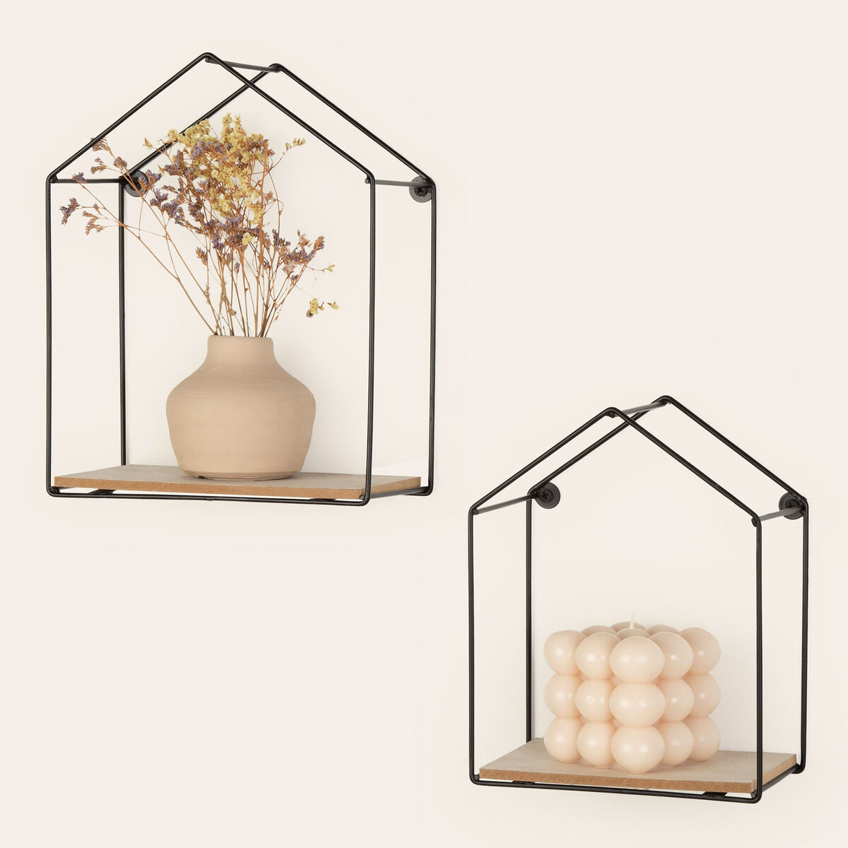 Coat rack Max Home Iron MDF Wood (6 Units)