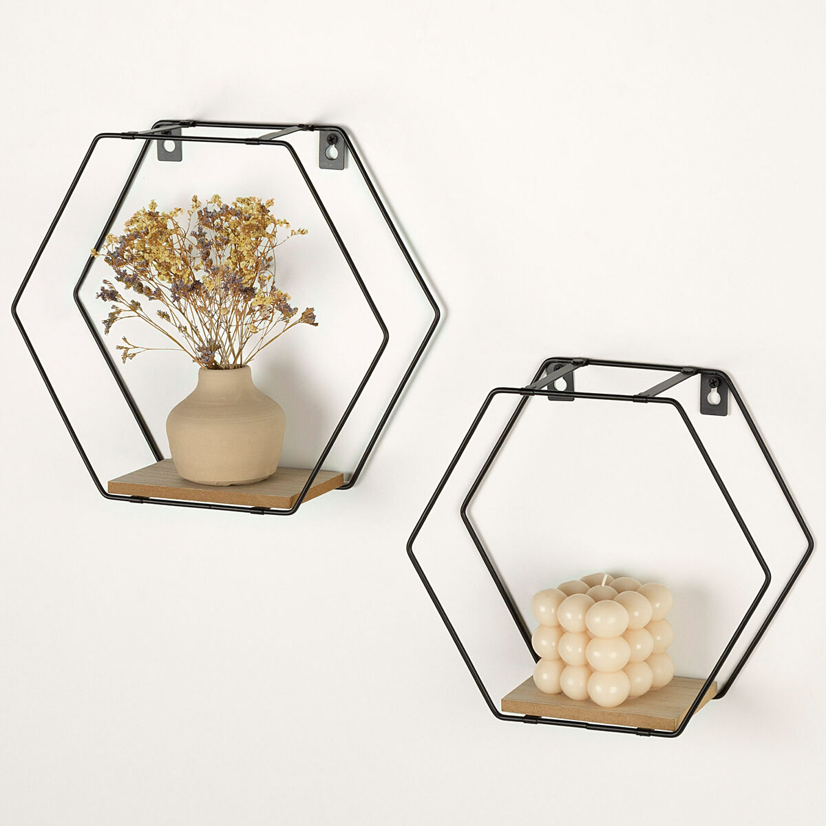 Coat rack Max Home Iron MDF Wood (6 Units)