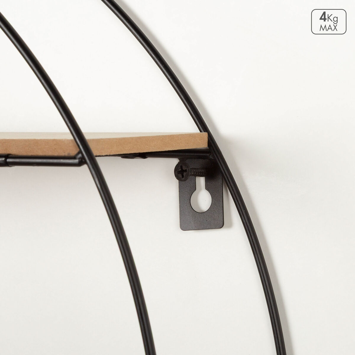 Coat rack Max Home Iron MDF Wood (4 Units)