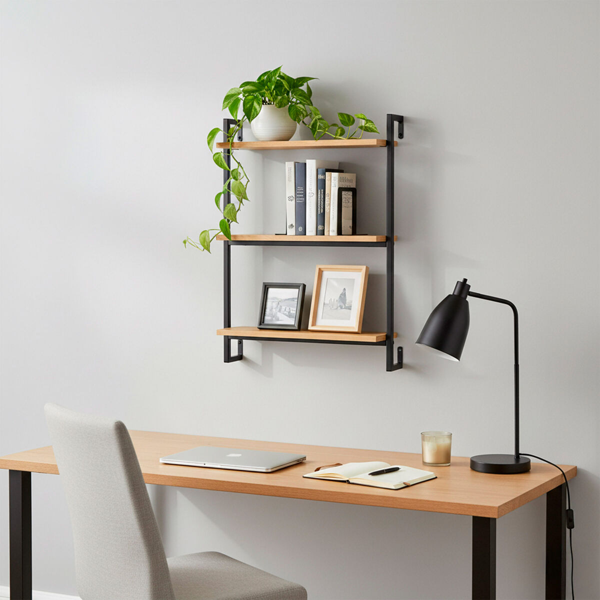 Coat rack Max Home Iron MDF Wood (4 Units)