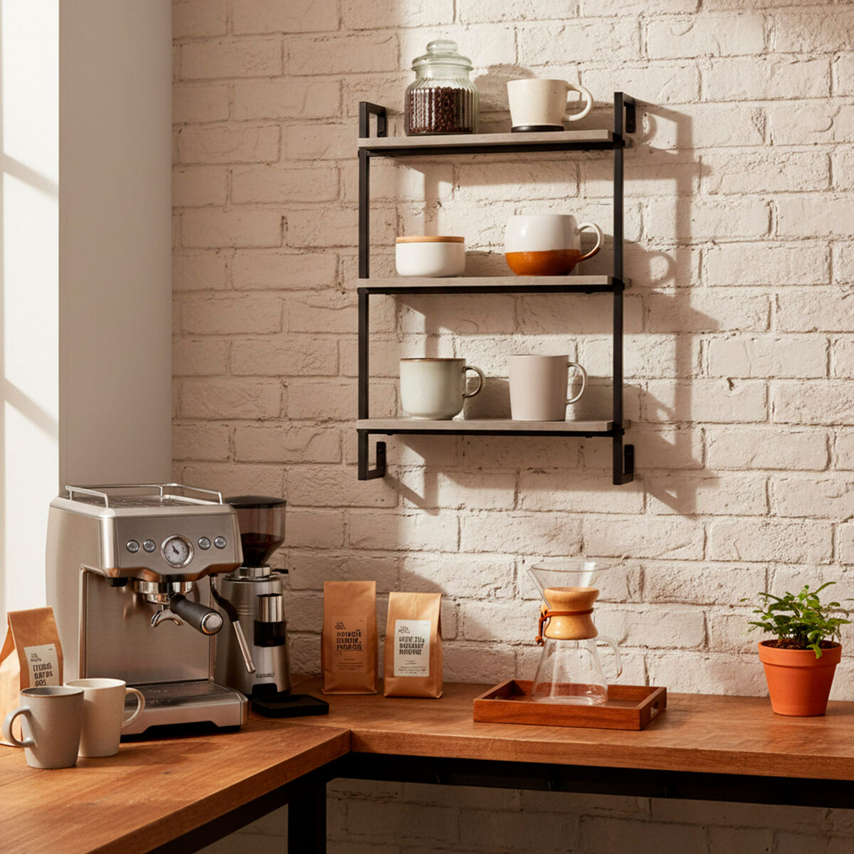 Coat rack Max Home Iron MDF Wood (4 Units)