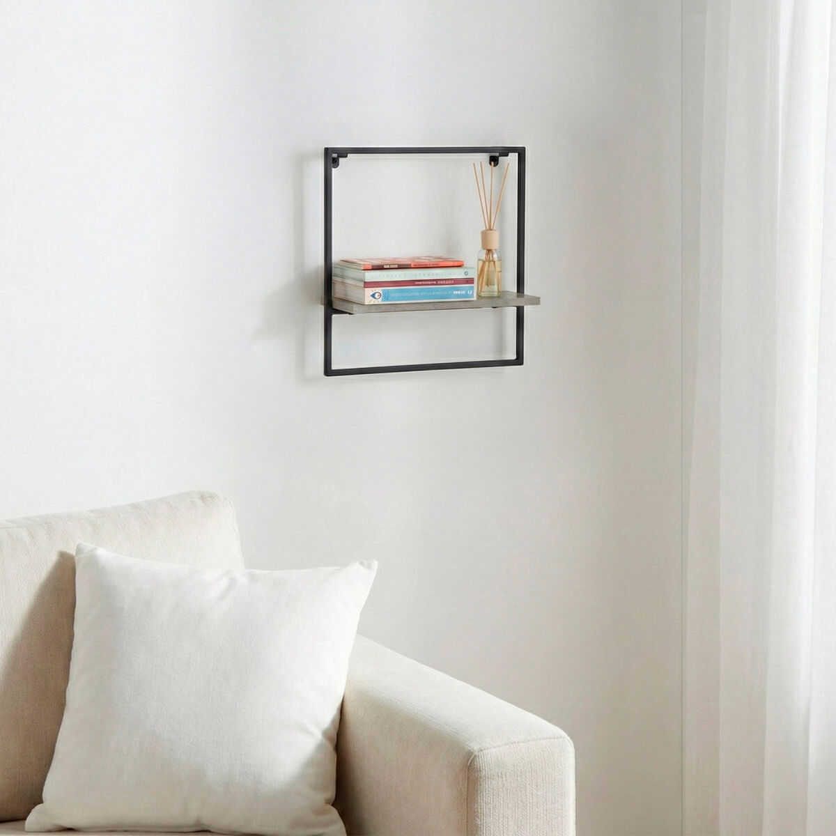 Coat rack Max Home Iron MDF Wood (6 Units)