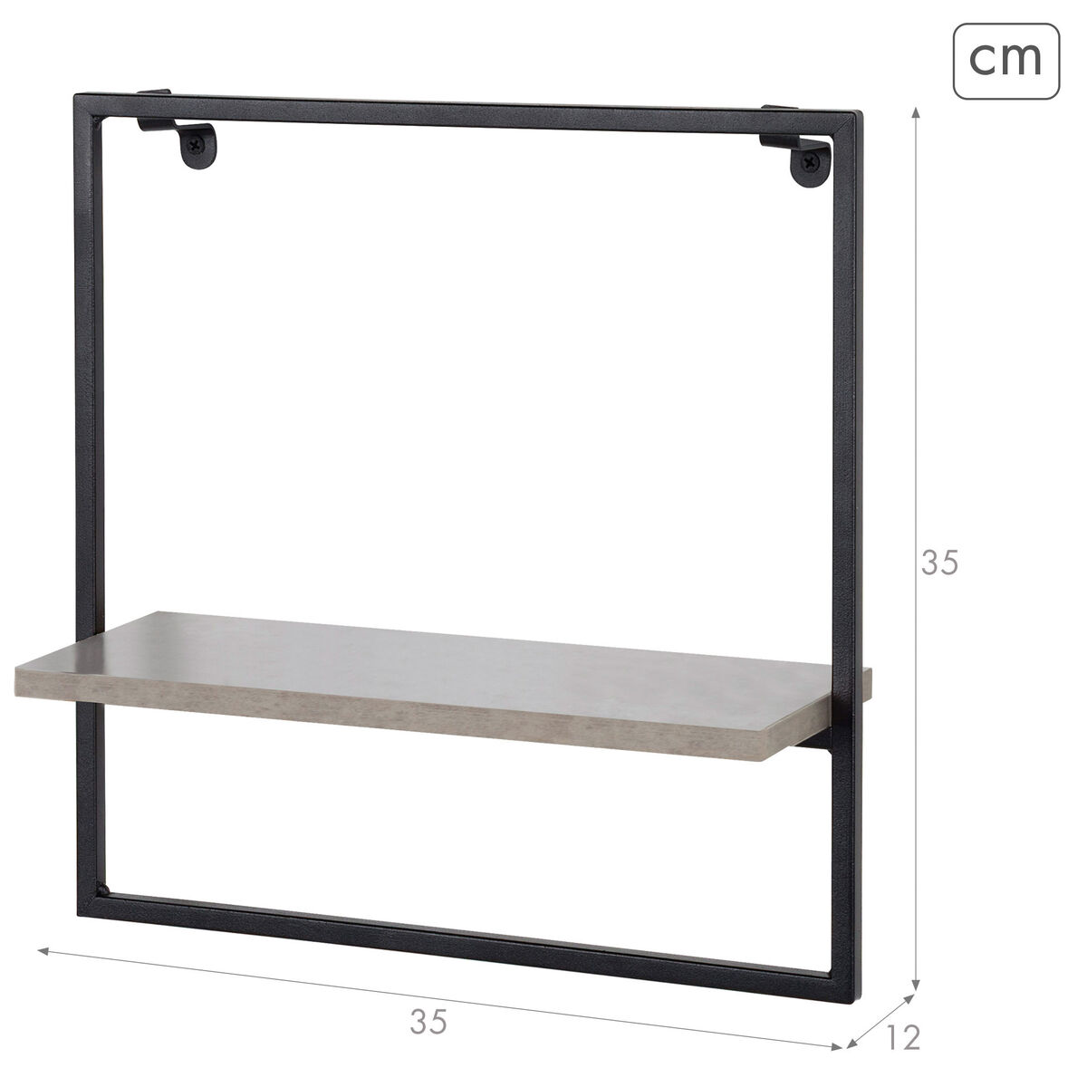 Coat rack Max Home Iron MDF Wood (6 Units)