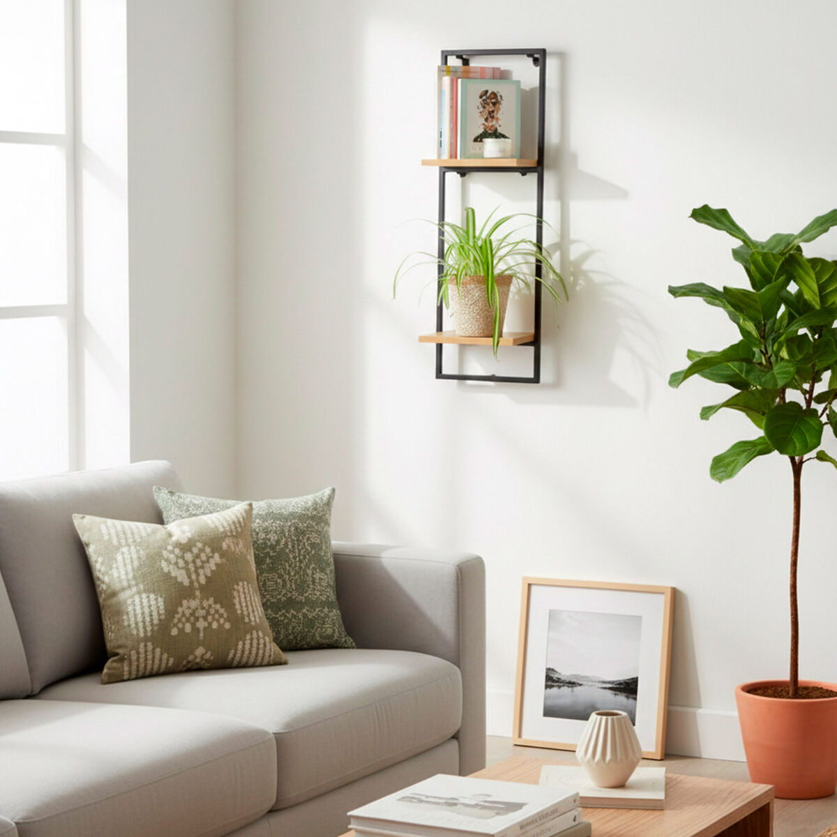 Coat rack Max Home Iron MDF Wood (4 Units)