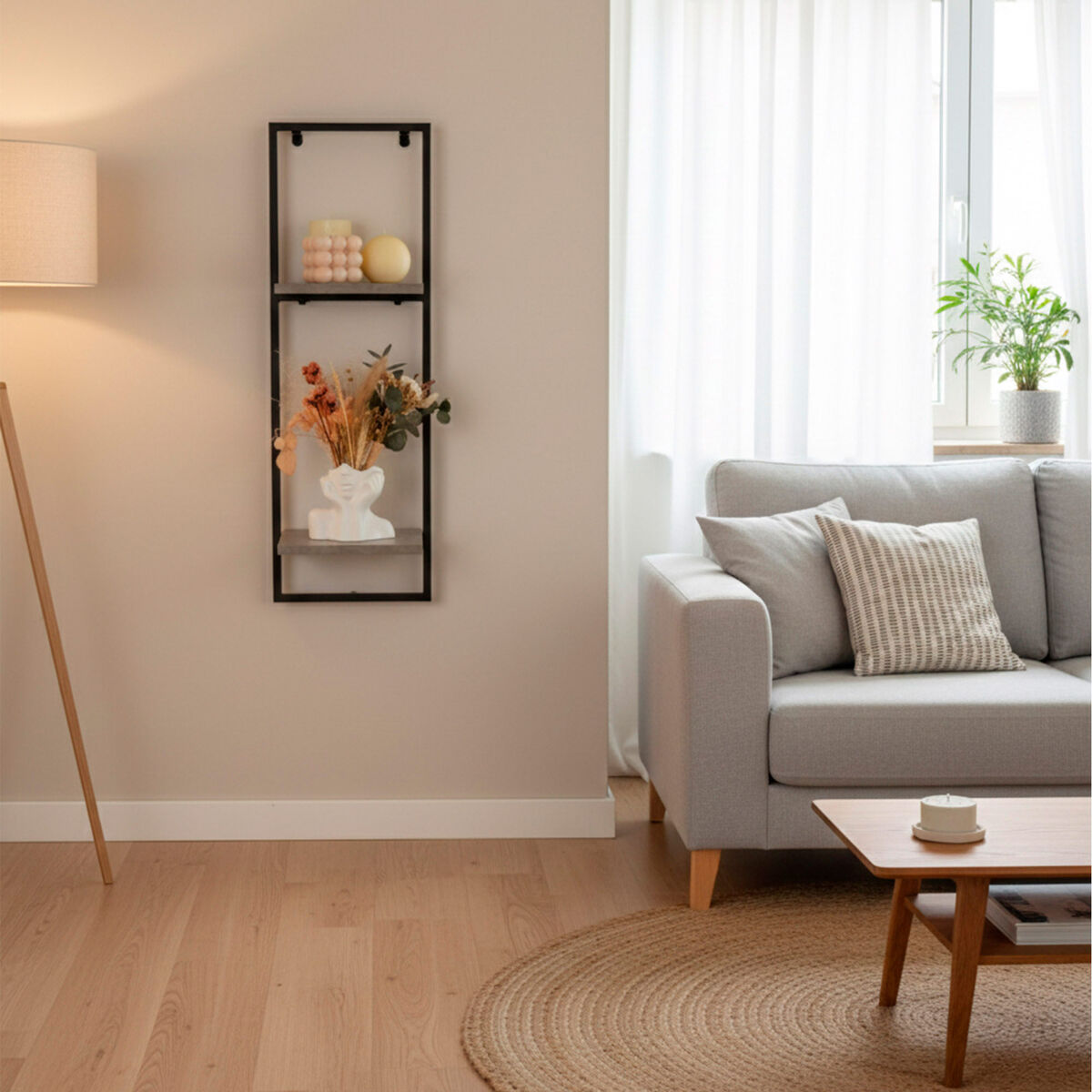 Coat rack Max Home Iron MDF Wood (4 Units)