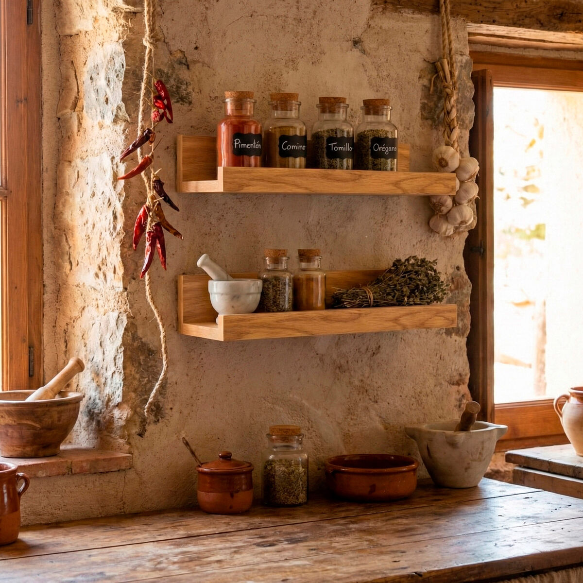 Coat rack Max Home MDF Wood (6 Units)