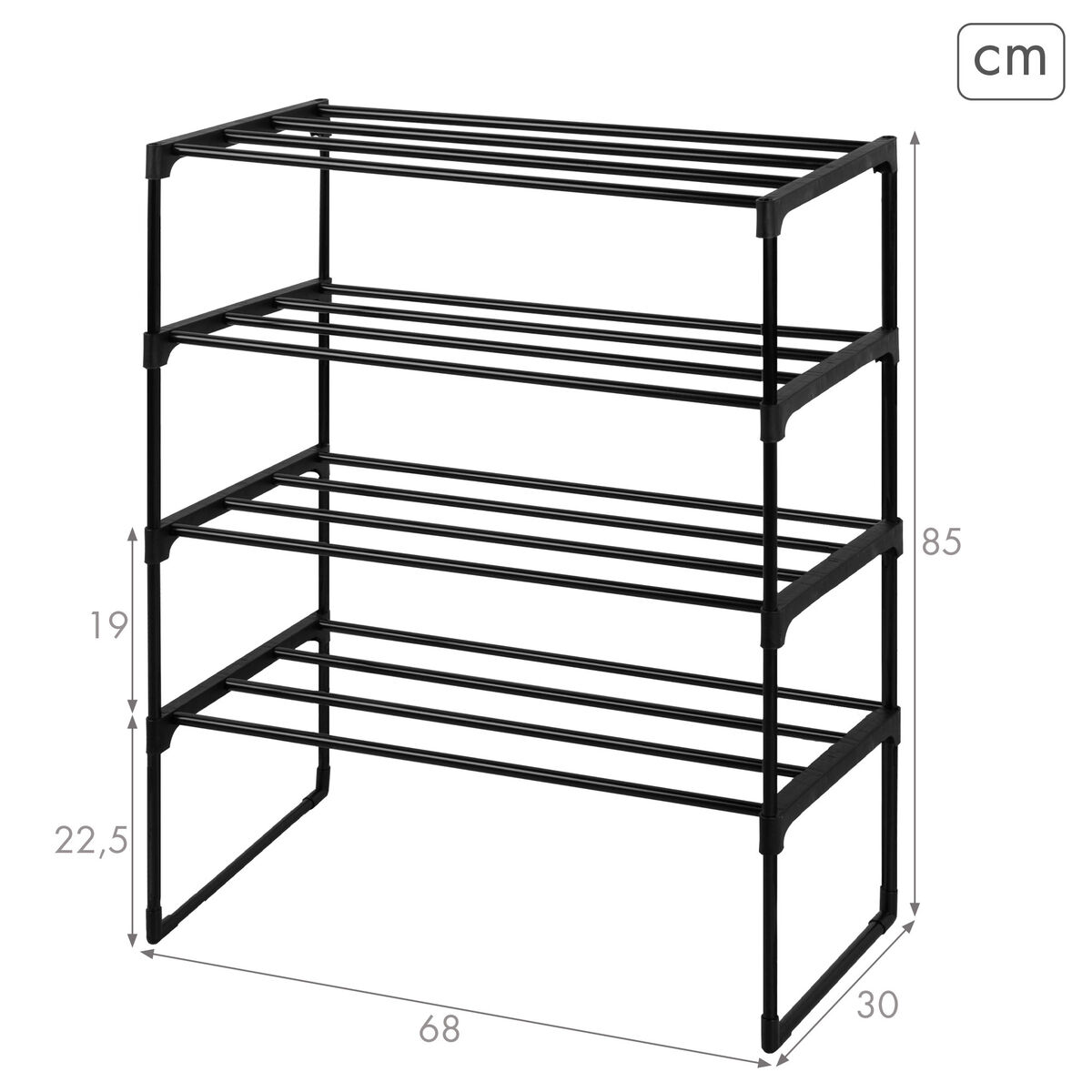 Coat rack Max Home Metal (4 Units)