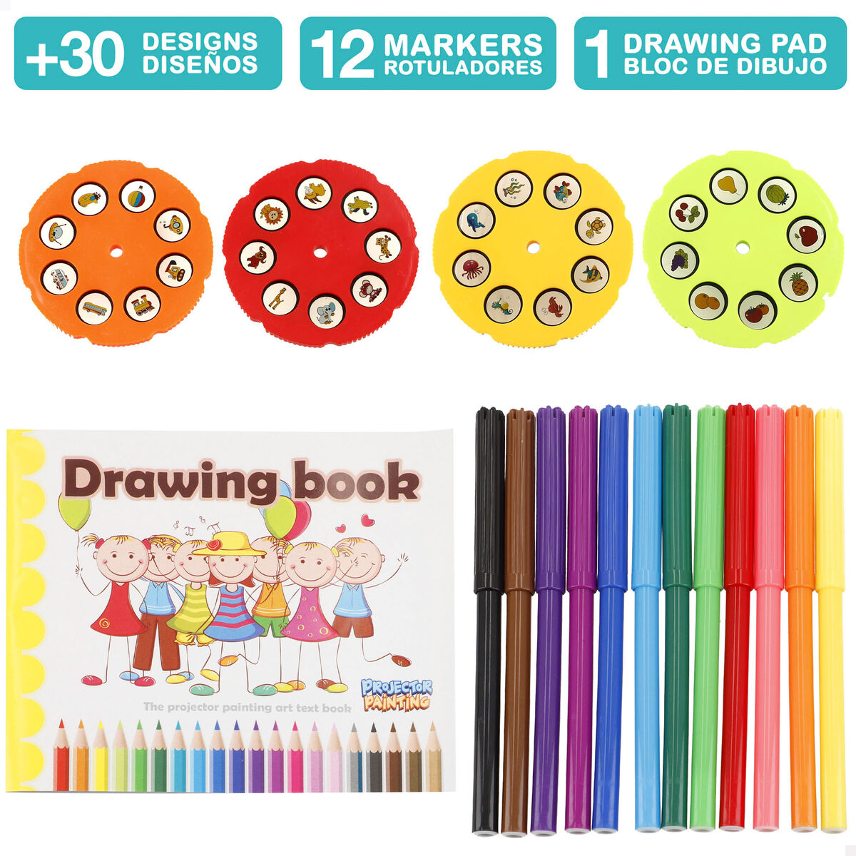 Drawing Set Colorbaby (6 Units) (18 Pieces)