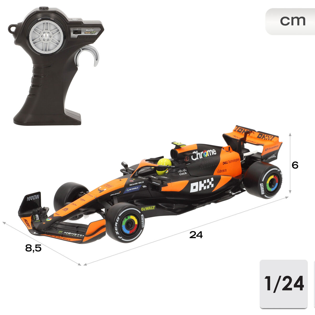Remote-Controlled Car McLaren (4 Units)