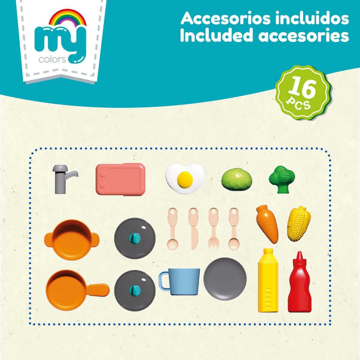 Toy coffee maker Colorbaby (6 Units)