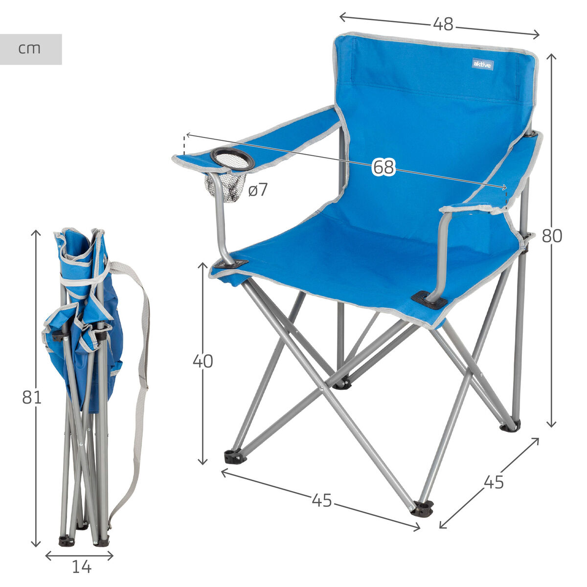 Folding Stool Aktive (4 Units)