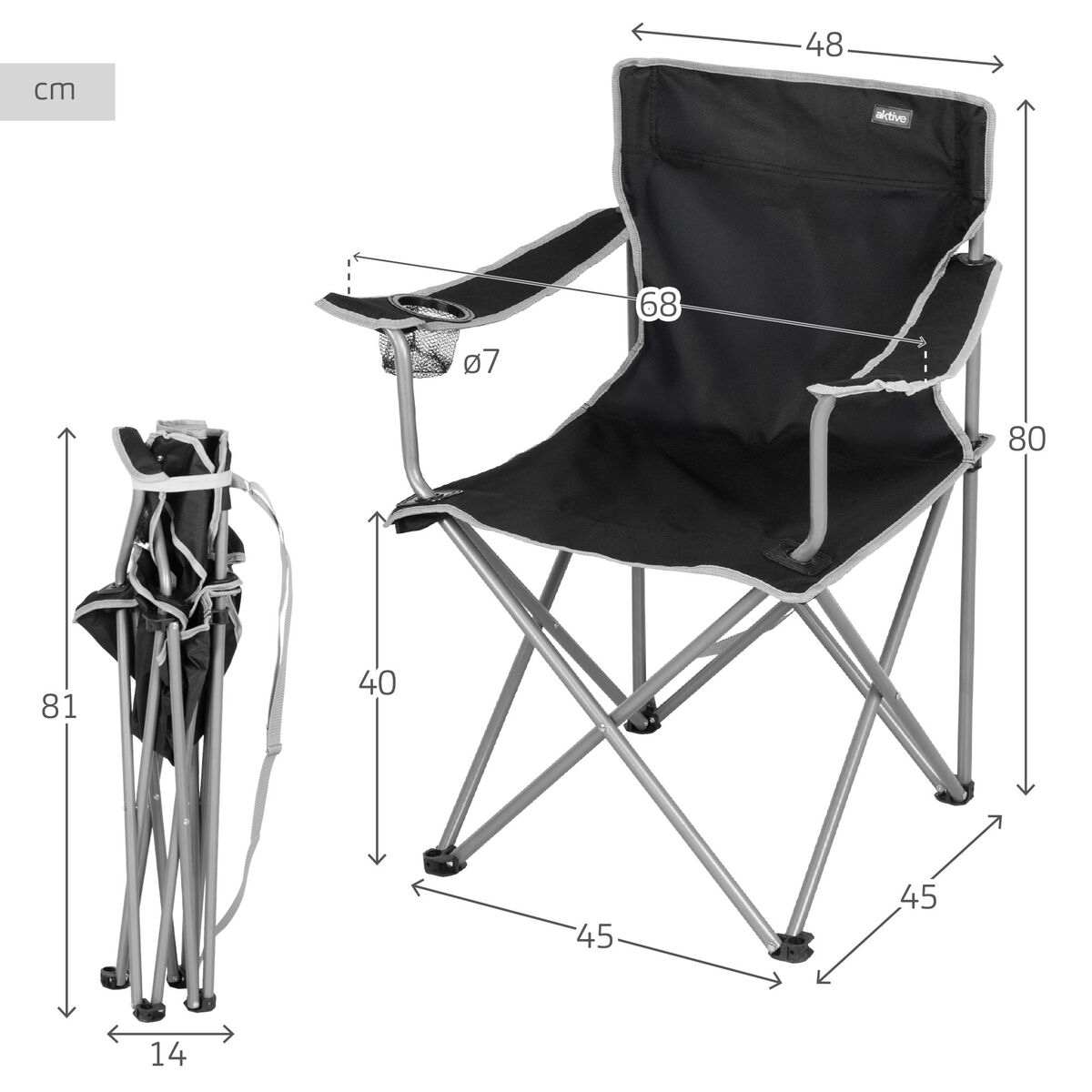 Folding Stool Aktive (4 Units)