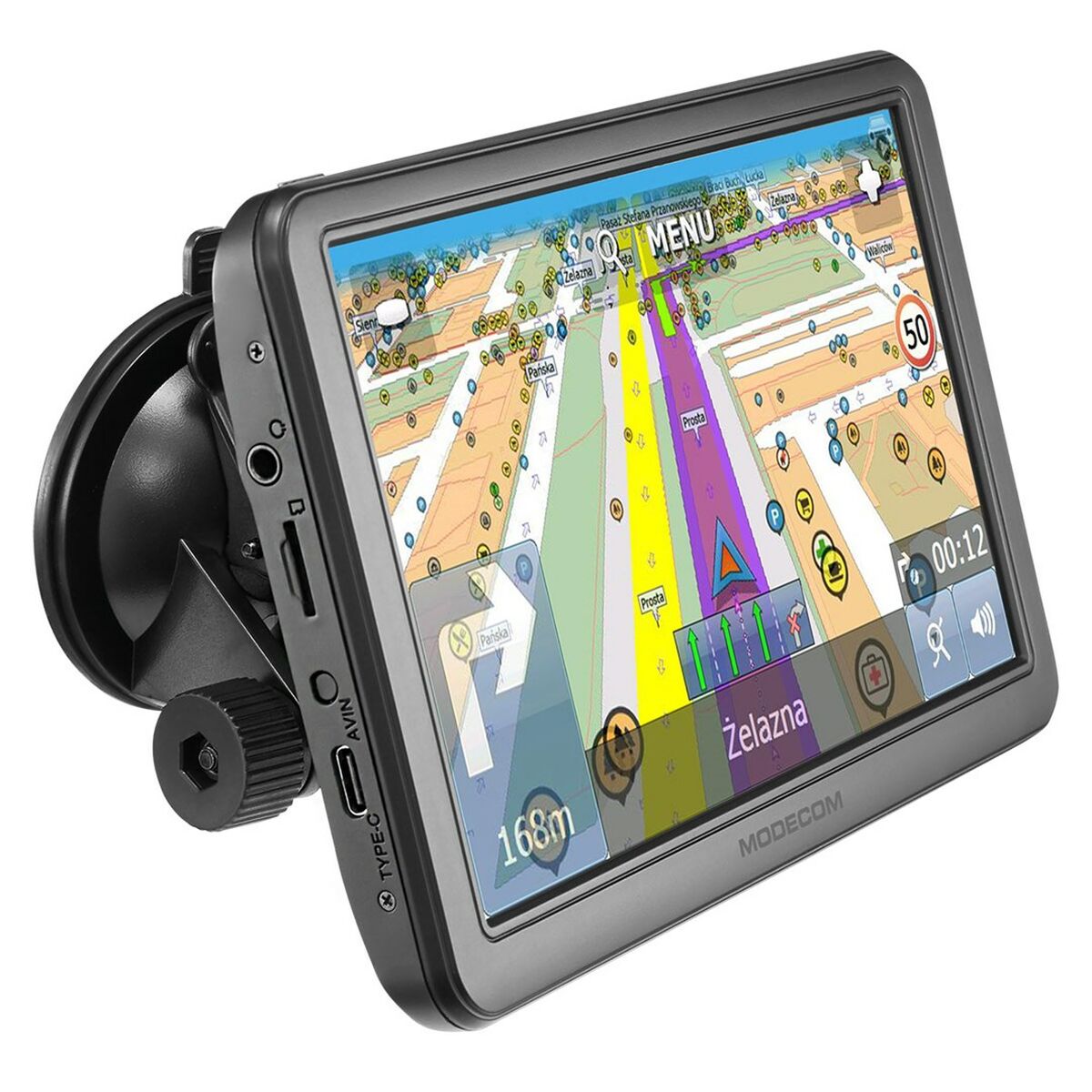 GPS navigator Modecom NAV-FREEWAYCX70-MF-EU 7″