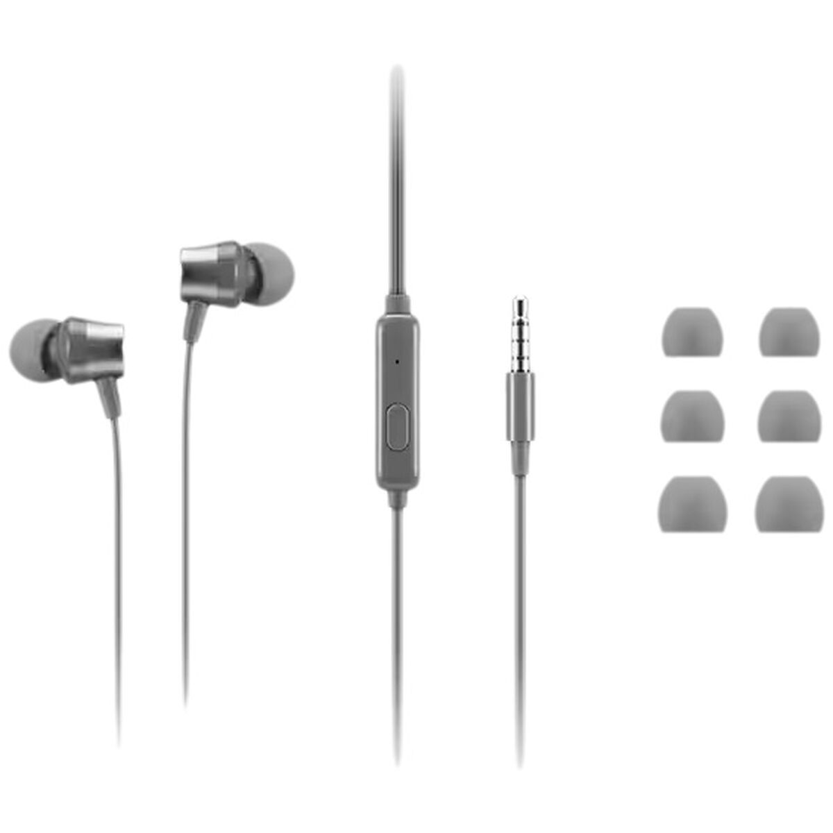 Headphones with Microphone Lenovo GXD1J77354 Grey Headphones with Microphone Lenovo GXD1J77354 Grey