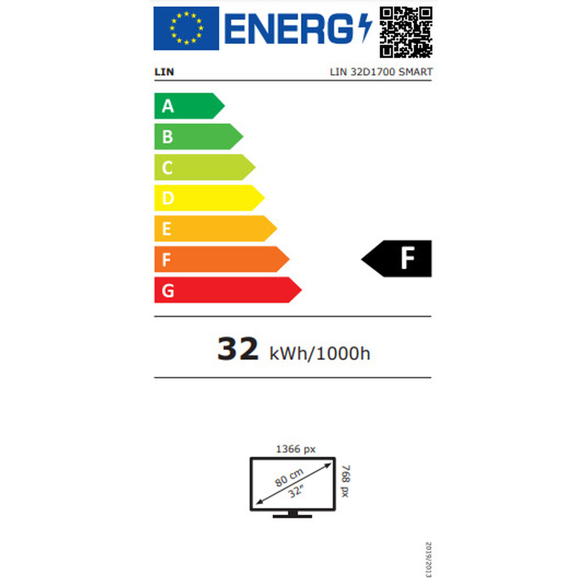 Smart TV Lin 32D1700 32″ LED Direct-LED
