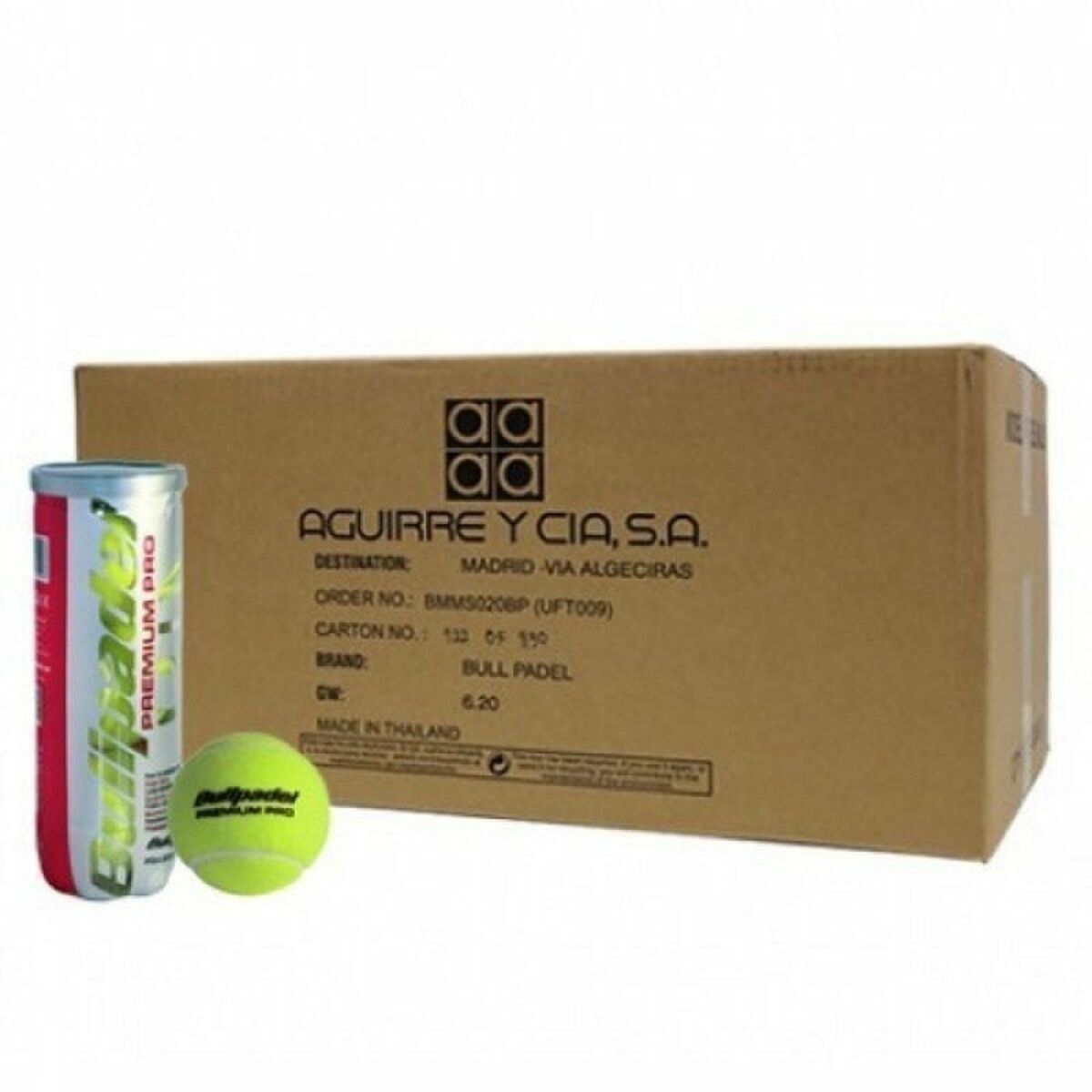 Padel Balls Bullpadel Premium Pro 72 Units Padel Balls Bullpadel Premium Pro 72 Units