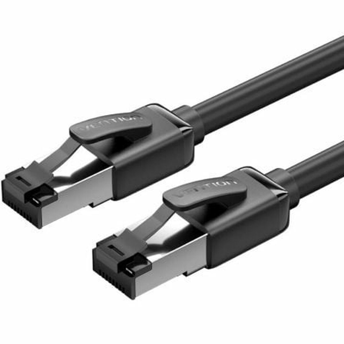 S/FTP Category 8 Rigid Network Cable Vention IKPBG Cat.8 Black 1,5 m S/FTP Category 8 Rigid Network Cable Vention IKPBG Cat.8 Black 1,5 m