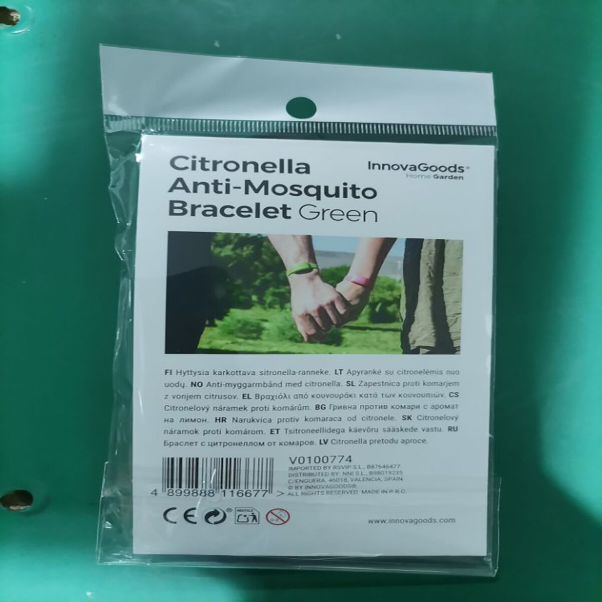 Citronella Anti-mosquito Bracelet InnovaGoods