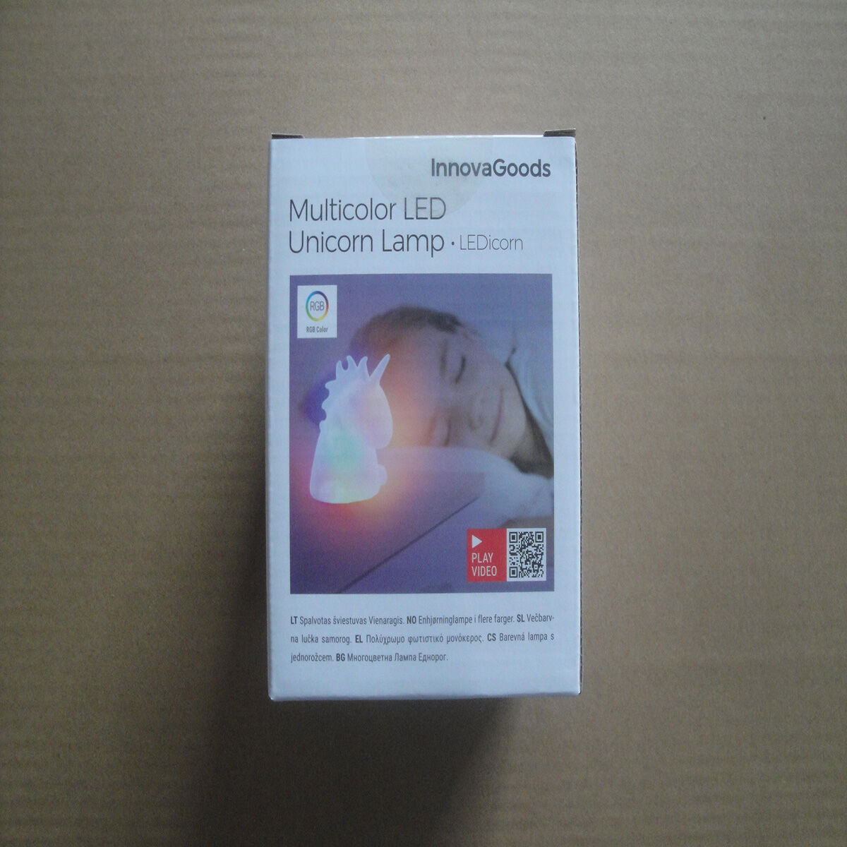 Multicolour Unicorn Lamp LEDicorn InnovaGoods